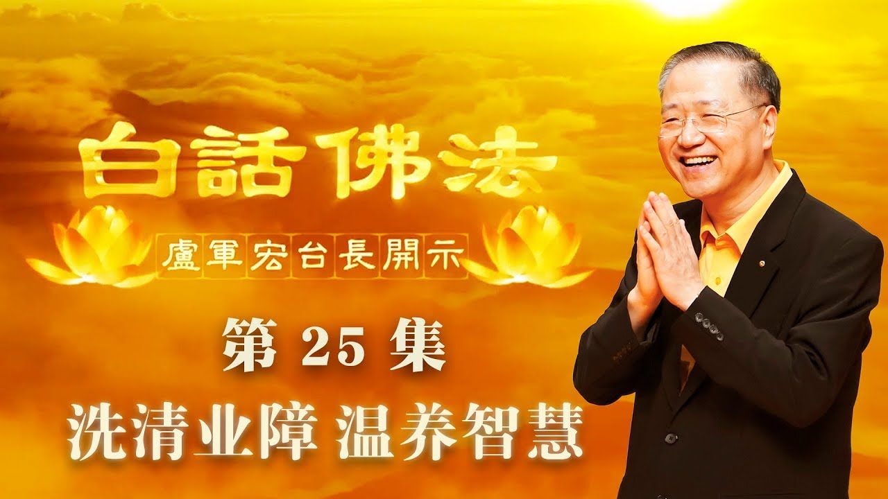25. 洗清业障,温养智慧 2020年3月28日 师父开示 ~ 白话佛法 25集