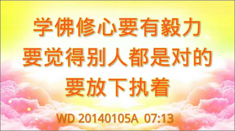 57. 学佛修心没有毅力,固步自封,很快就会偏差(问答20140105)